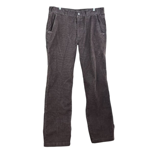 EXOFFICIO Corduroy Utility Pants Straight Leg Flat Front EUC - Picture 1 of 5